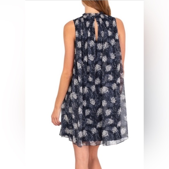 Joie Thelene Sleeveless Mini Dress in Baltic Print Chiffon - Picture 5 of 11